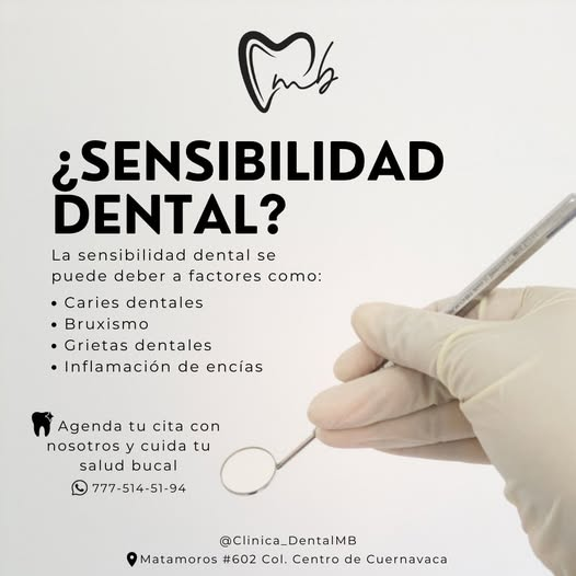 Información sobre sensibilidad dental